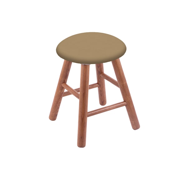 Holland Bar Stool Co Oak Vanity Stool, Medium Finish, Graph Poppy Seat RC18OSMed013 - main